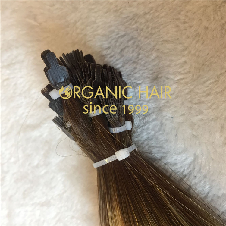 High quality human hair extensions--Ultra tip/Y tip/Fan tip hair extensions C17